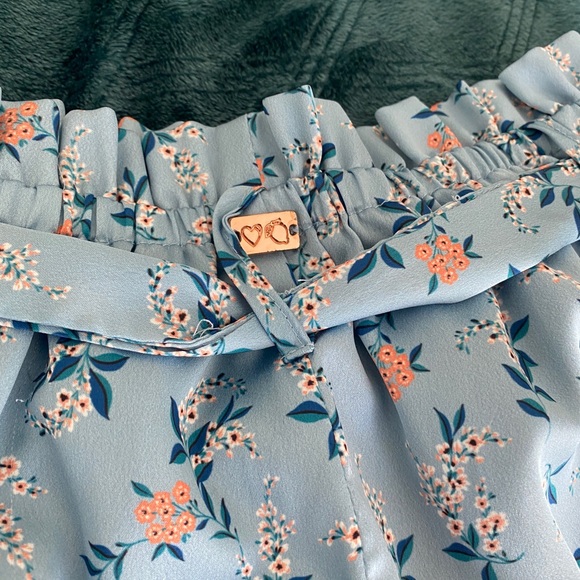 For Love and Lemons Skivvies Belted Tie Shorts - Picture 2 of 6